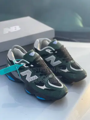 New Balance 9060 Army Green Sneakers