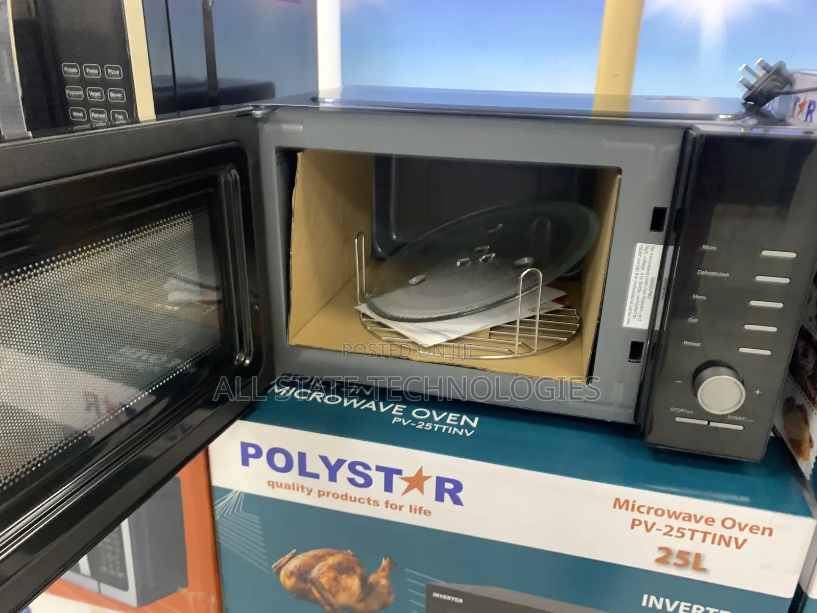 Polystar Pv-25ttinv 25l Efficient Kitchen Microwave