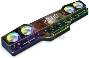 V18 Dazzle Speakers Computer Led Colour Gaming Keyboard Speakers