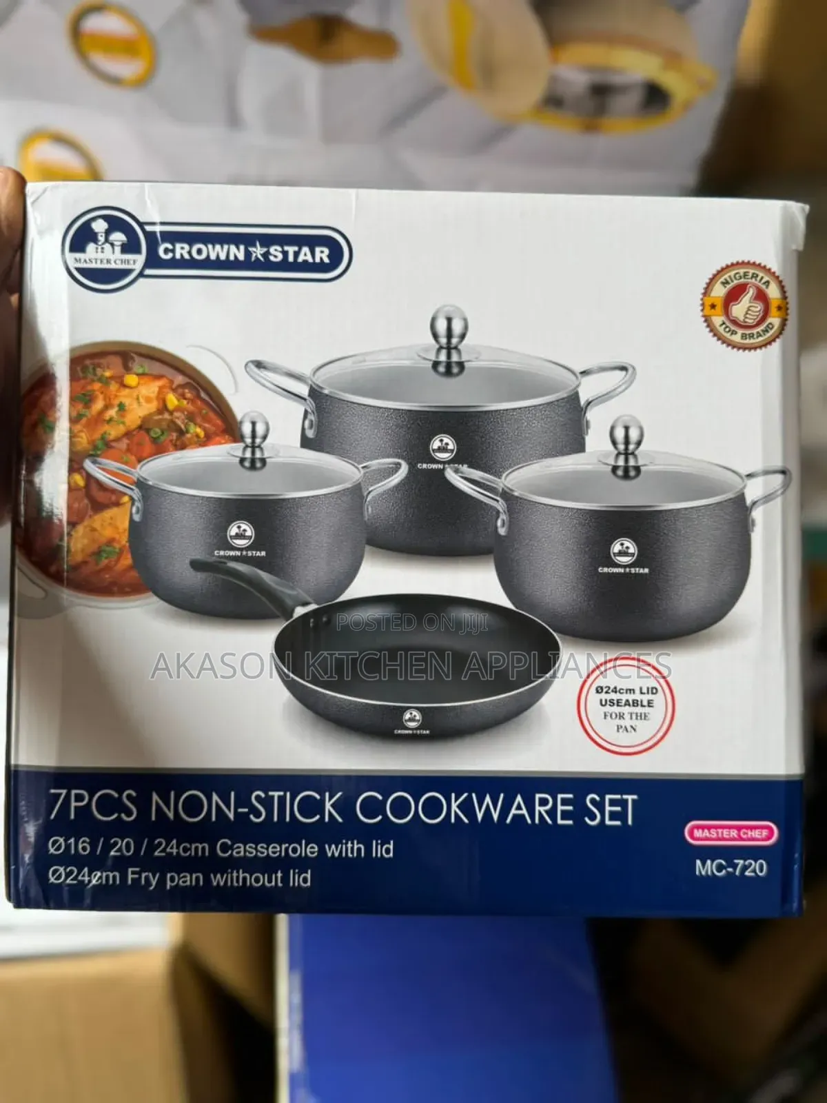 7pcs Crownstar Nonstick Pot