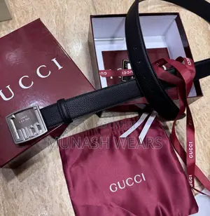 Original Leather Gucci Belt For Men Classic