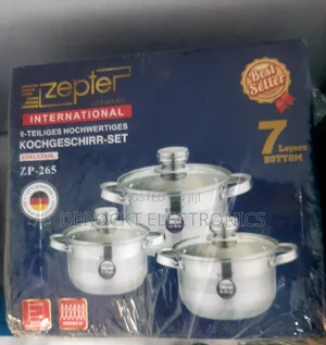 Zepter 6pcs 7layers Heavy Weight Stainless Steel Pots