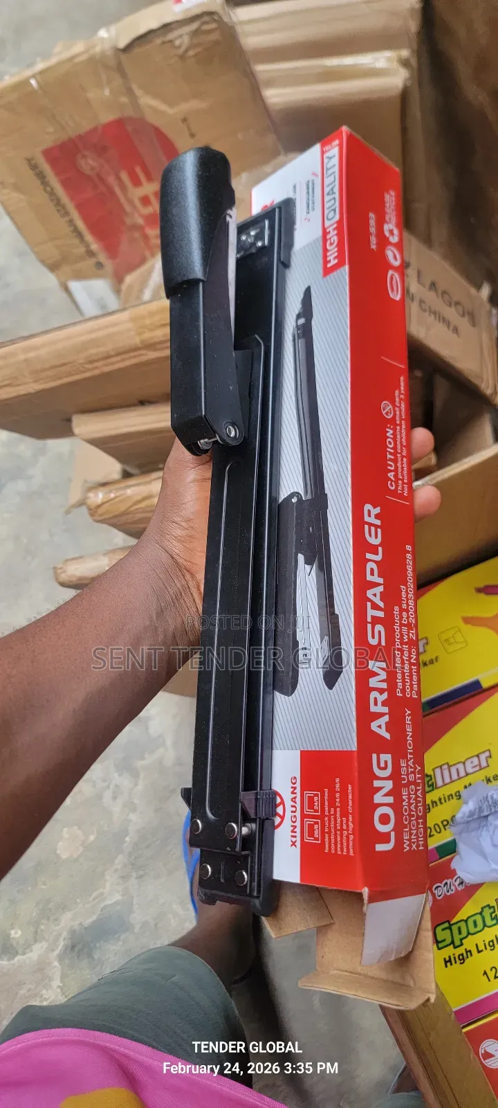 Long Arm Stapler