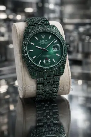 Rolex Full Stone Men Wristwatch