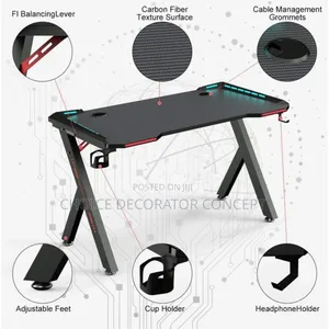 Gaming Desk With RGB Lights