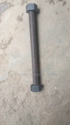 1 1/8 X 14" Stud Bolt Black