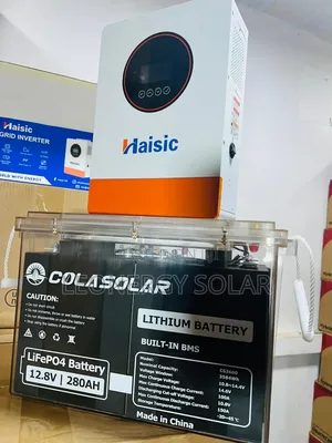 Haisic 1.5kva 12v Hybrid Inverter Setup With 3.6kwh Battery