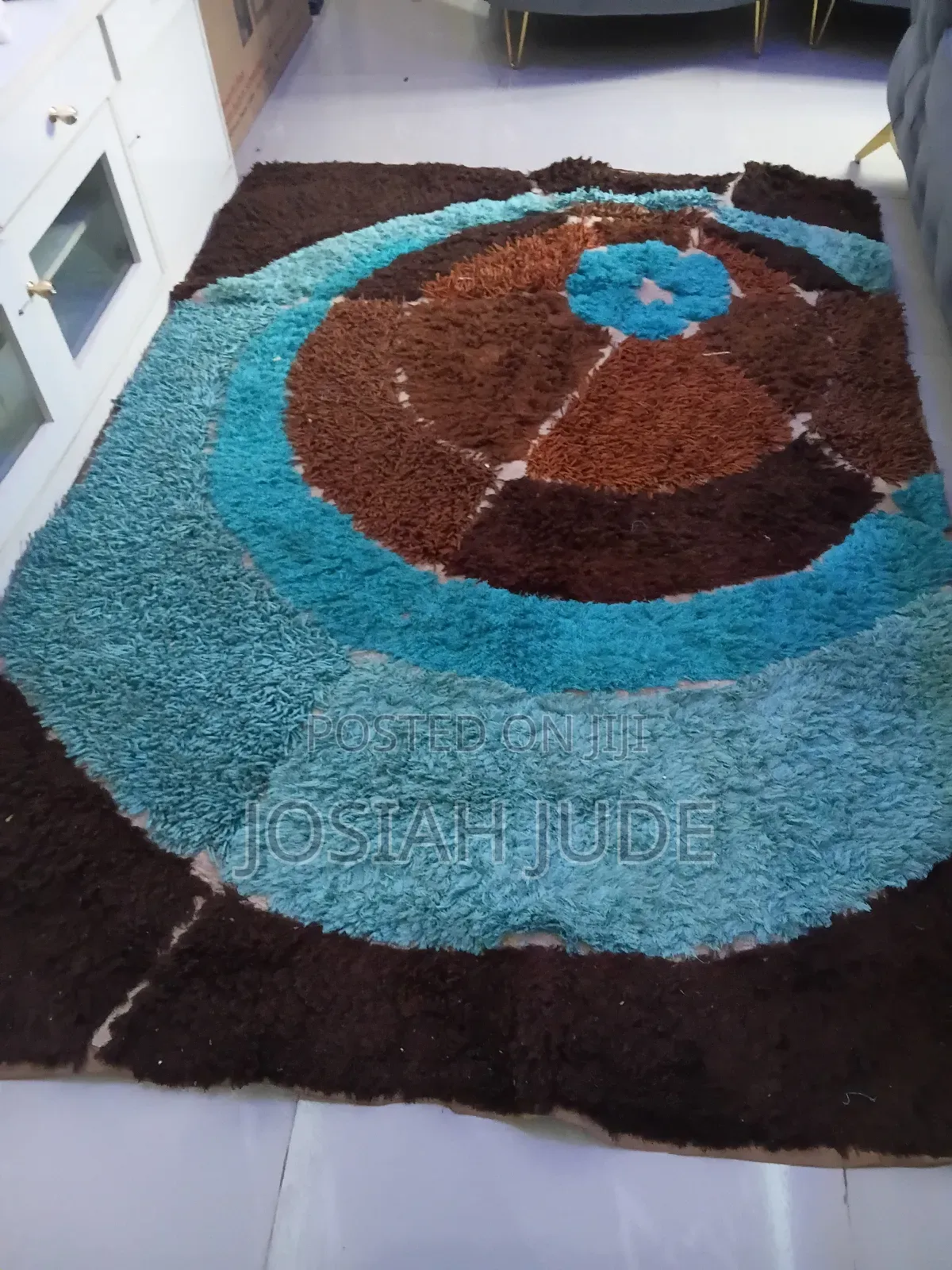 Modern 5x7shaggy Centre Rug