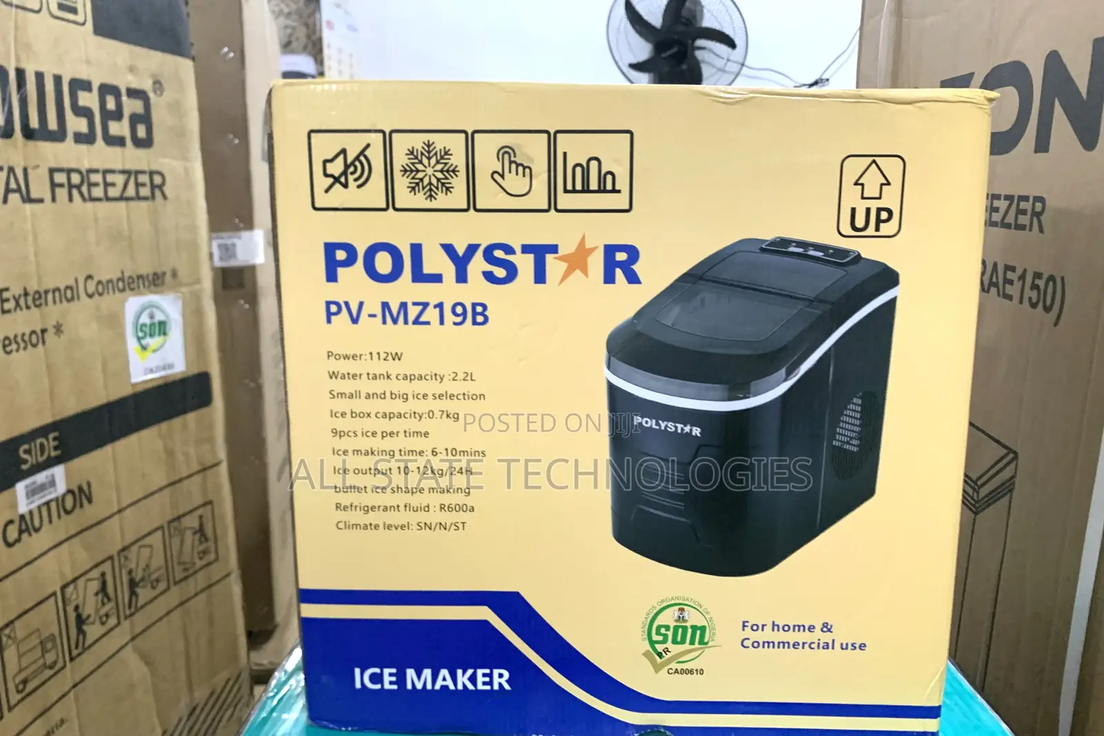 Efficient 2.2l Polystar Pv-Mz19b Ice Maker