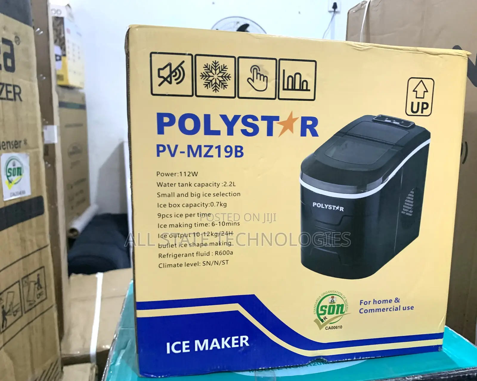 Pv-Mz19b Polystar Ice Maker 2.2l Portable Unit