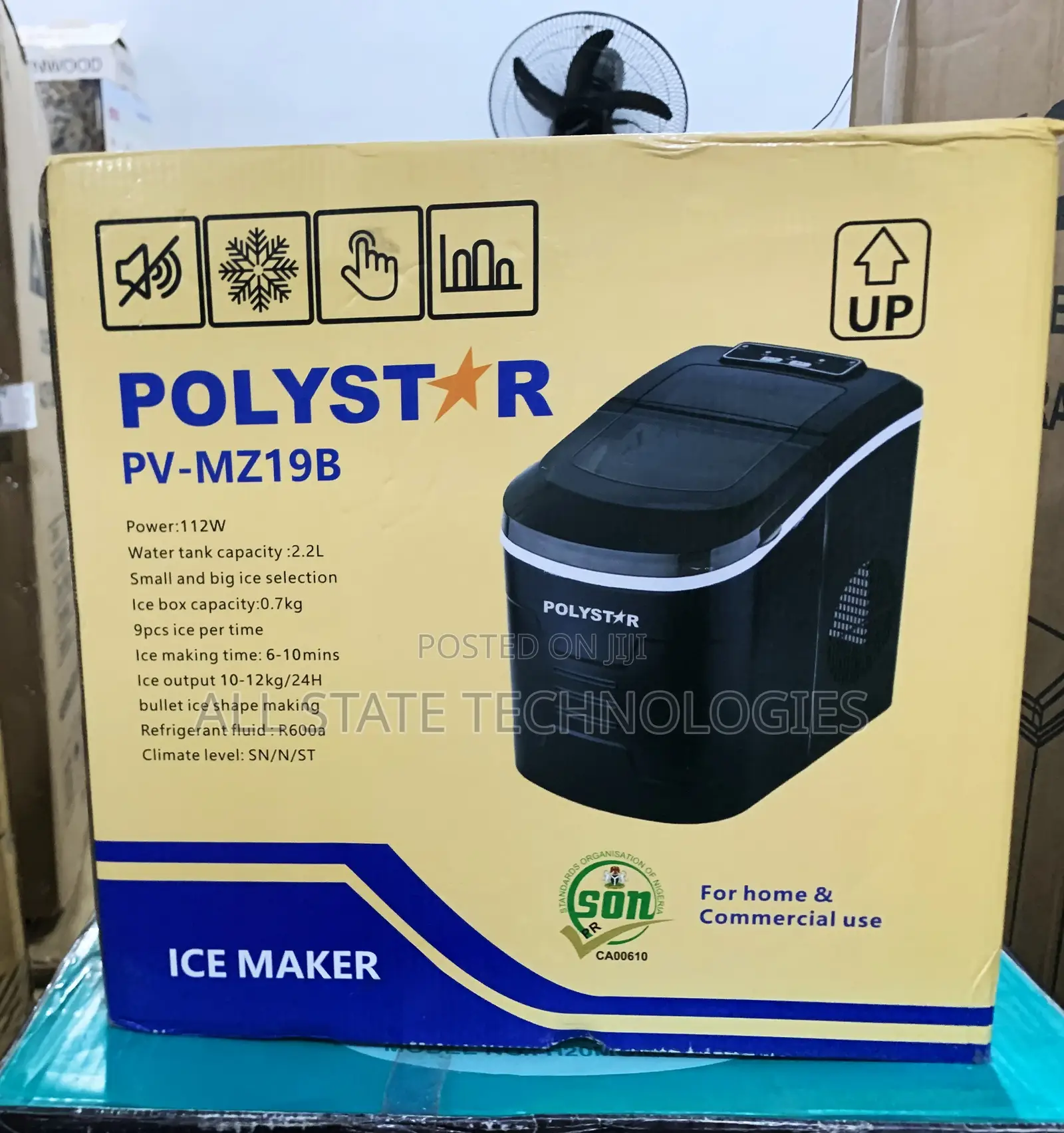 Polystar Pv-Mz19b 2.2l Smart Ice Maker