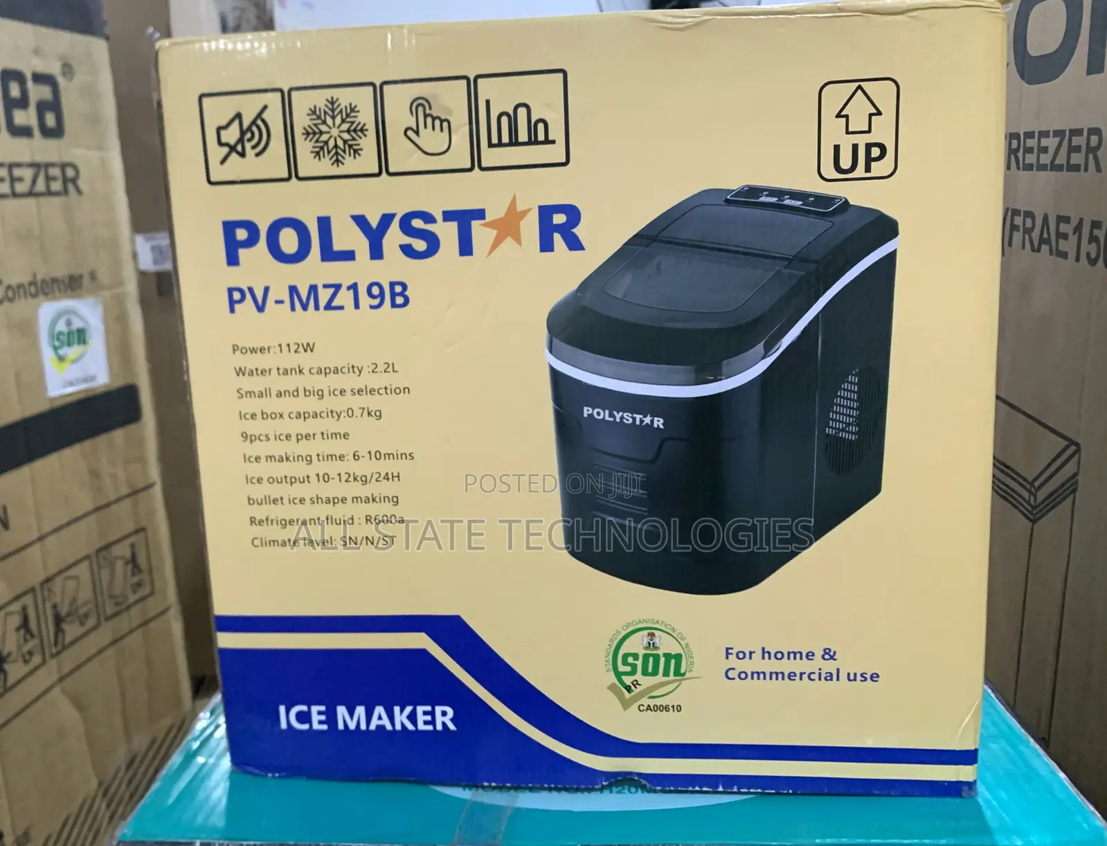 Tabletop Polystar Ice Maker 2.2l Pv-Mz19b