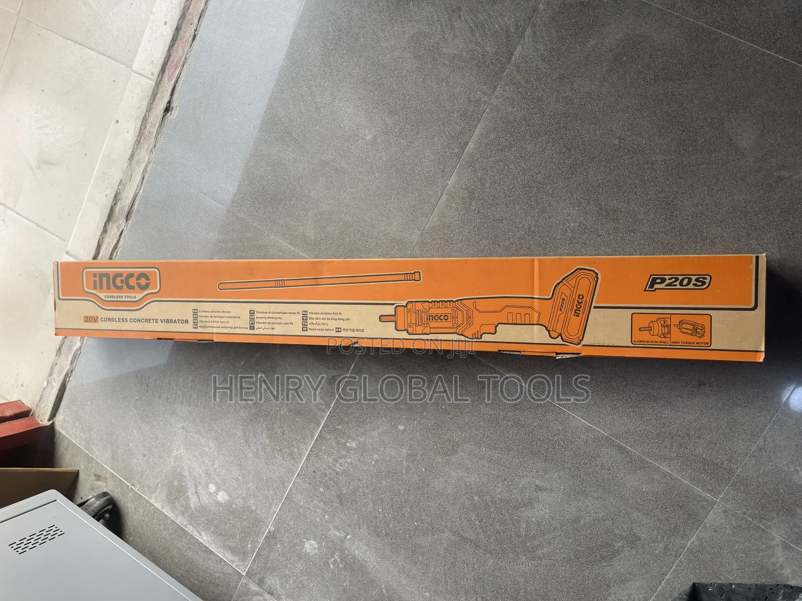 20v Ingco Battery Poker Vibrator