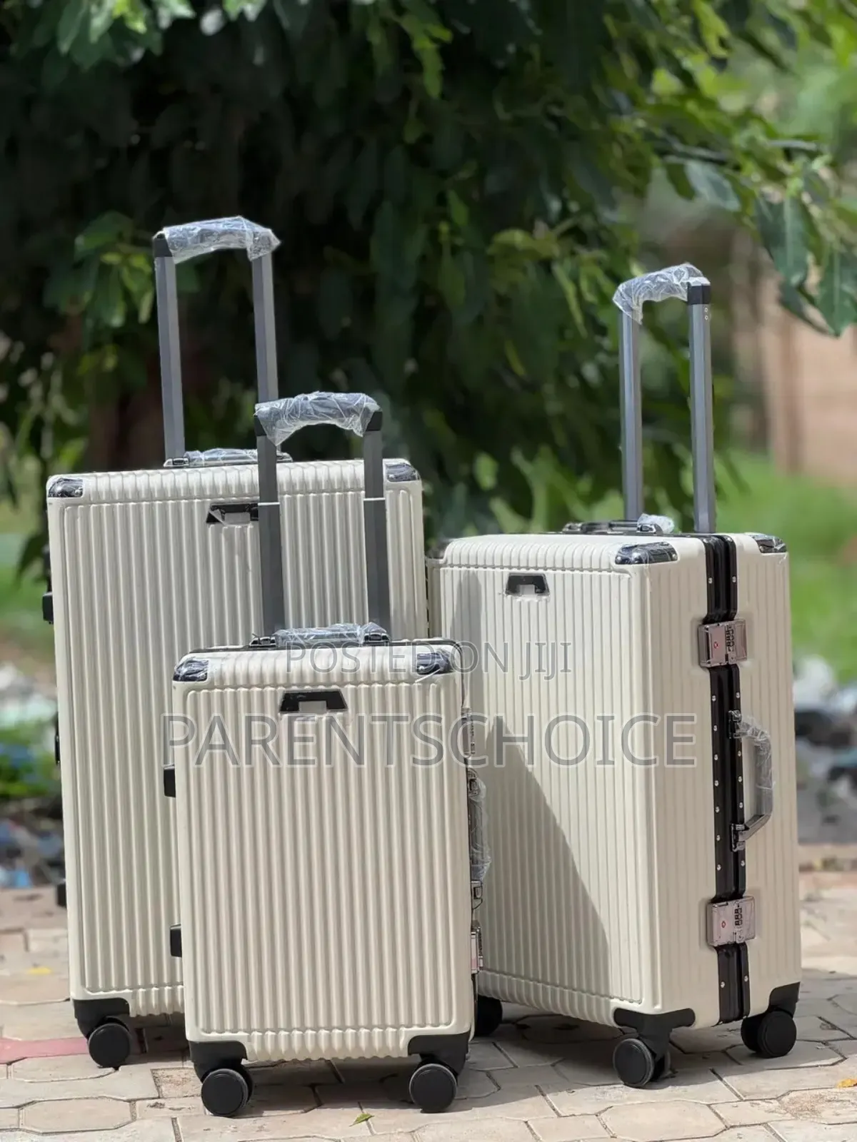Blue Aluminium Frame Luggage- 3set