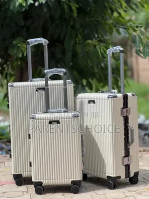 Blue Aluminium Frame Luggage- 3set