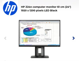 Hp Z24n Narrow Bezel Ips Display 24" Monitor