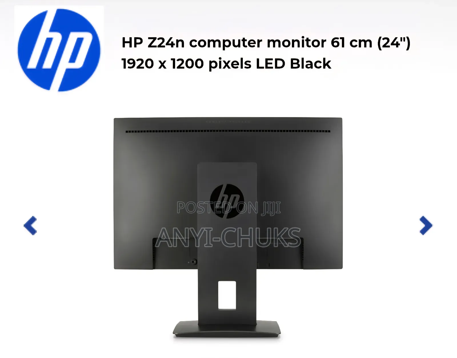 Hp Z24n Narrow Bezel Ips Display 24" Monitor