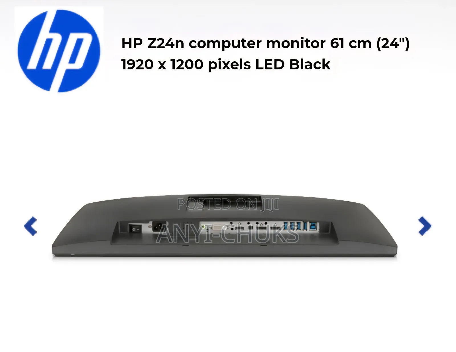 Hp Z24n Narrow Bezel Ips Display 24" Monitor
