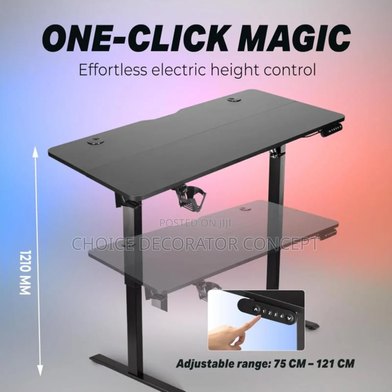  Electrical Adjustable Height Desk – Smart Modern Workspace