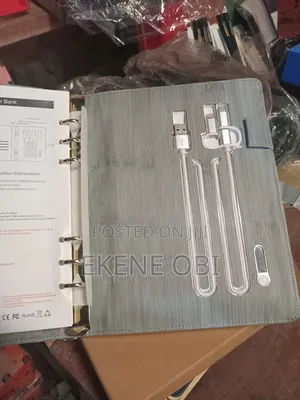 Note Pad With Flash Drive,Card Holder and Powerbank