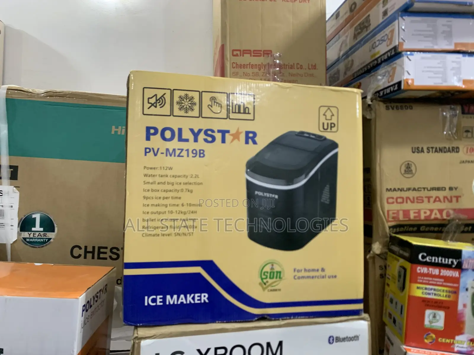 Polystar Ice Maker Pv-Mz19b 2.2l Compact Appliance