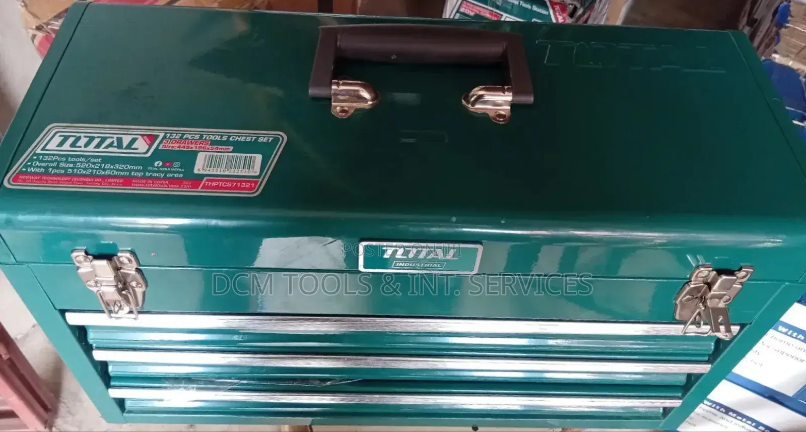 132pcs Total Tools Box
