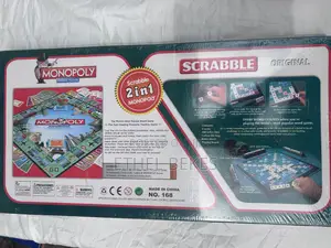 Monopoly Scrabble 2 in 1 Board Game