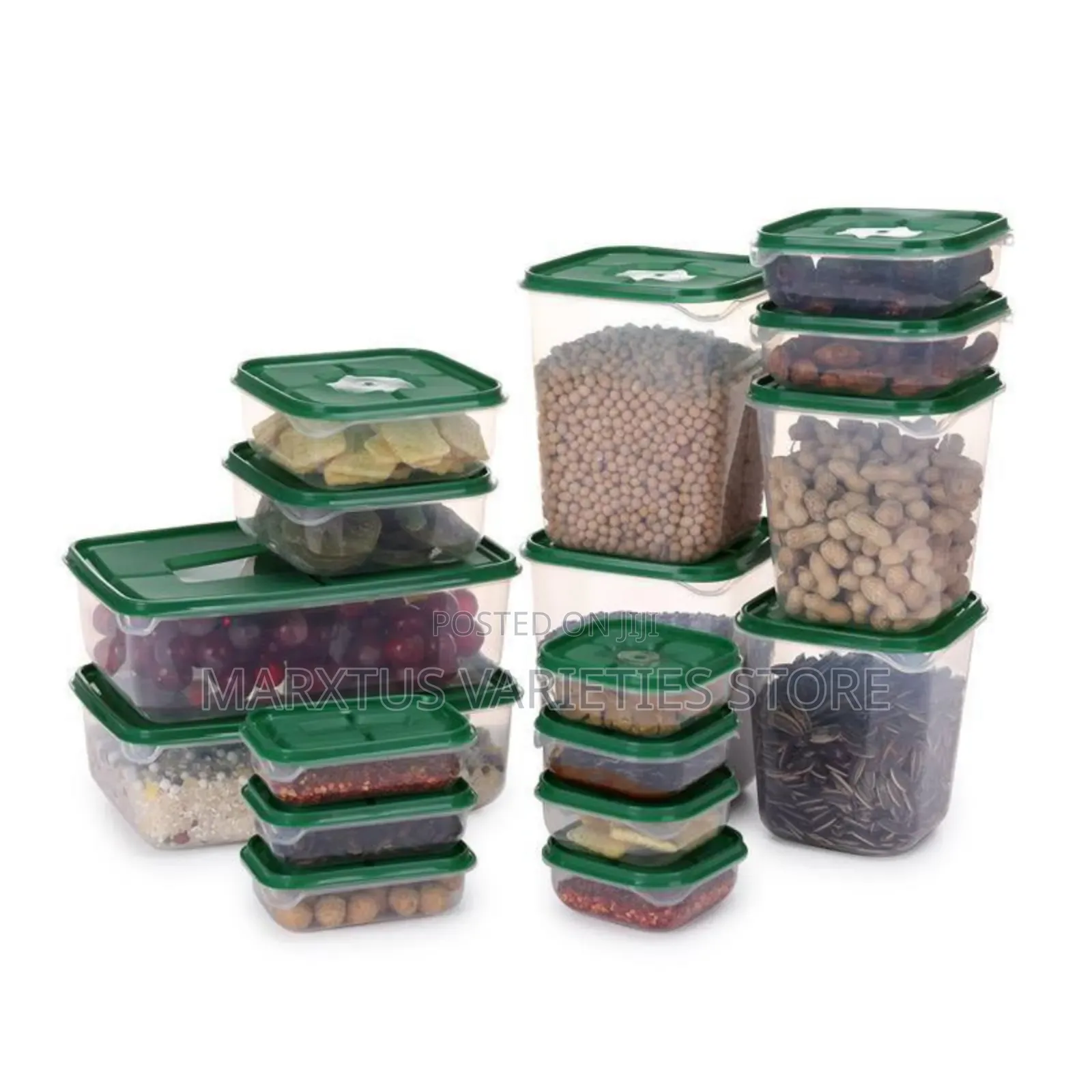17 PCS Sets Plastic Containers