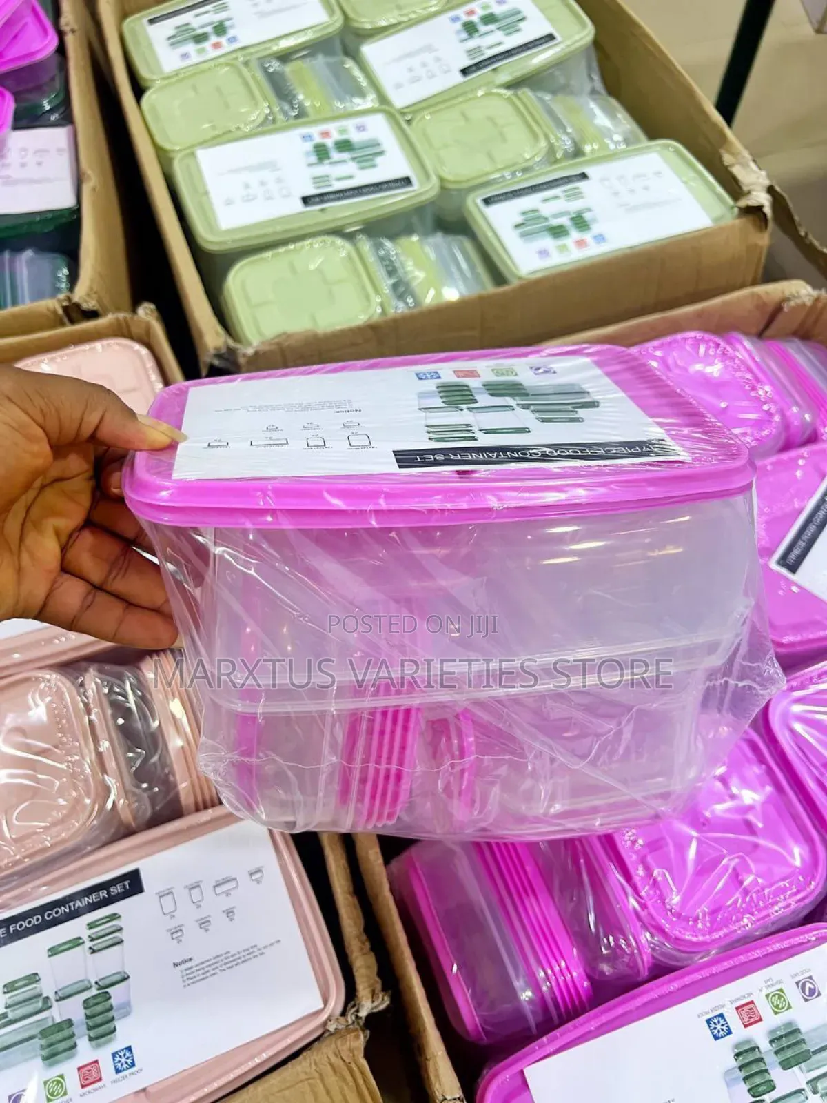 17 PCS Sets Plastic Containers