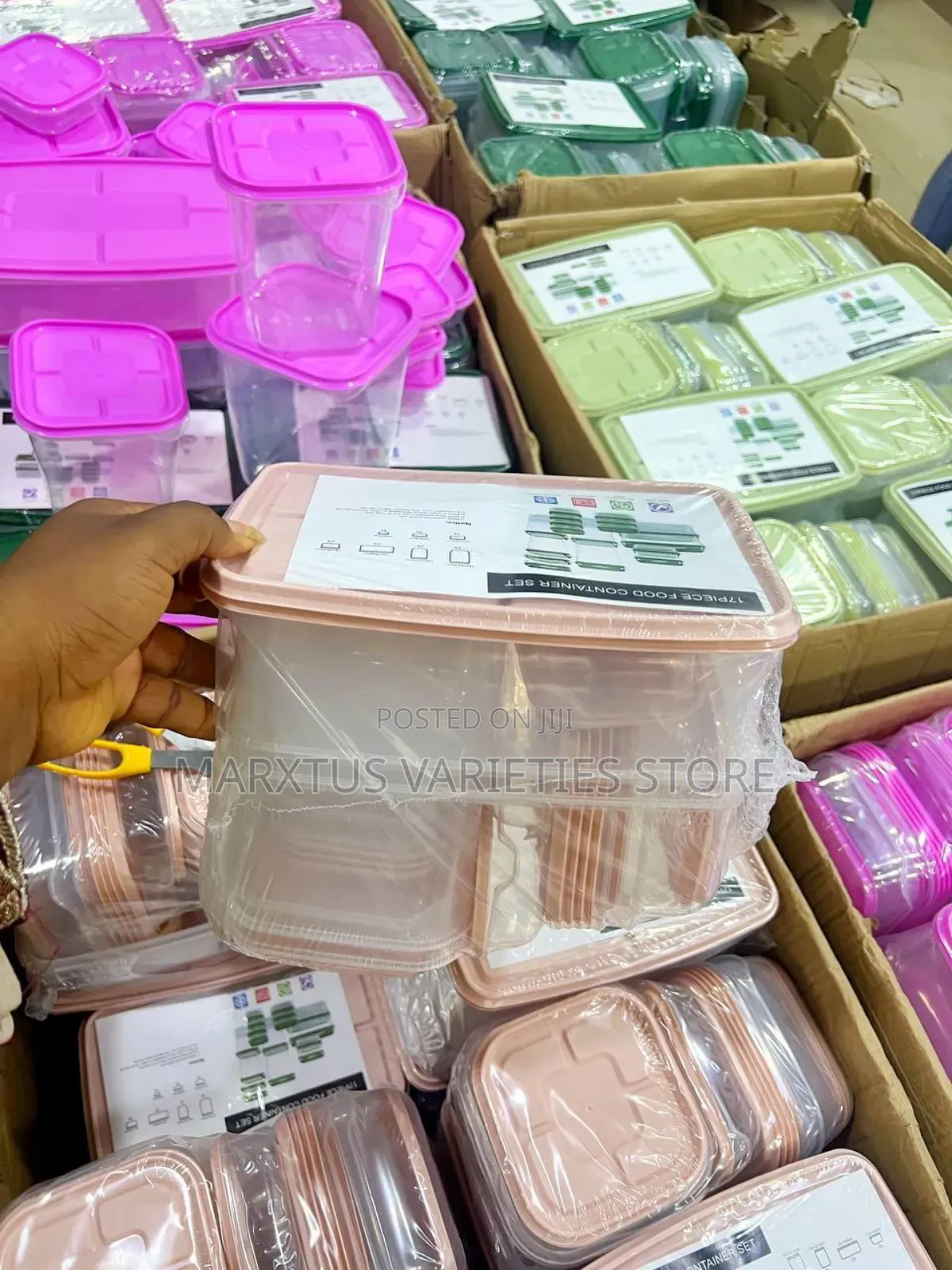 17 PCS Sets Plastic Containers