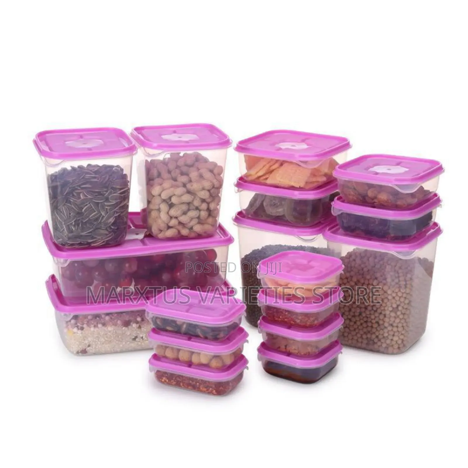 17 PCS Sets Plastic Containers
