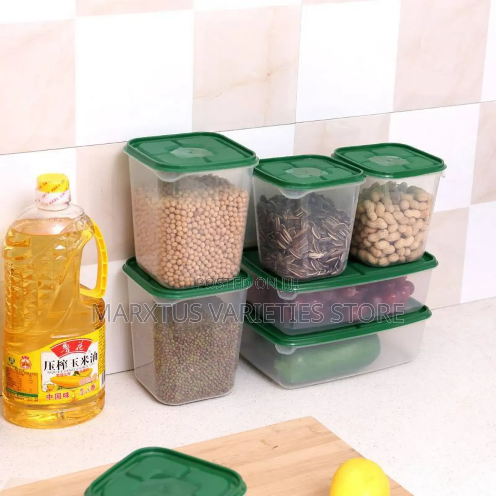 17 PCS Sets Plastic Containers