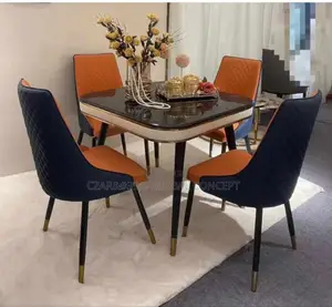 Luzury 4 Seaters Marble Dining Set