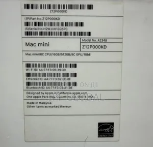 New Desktop Computer Apple Mac Mini 16GB Apple M1 SSD 512GB