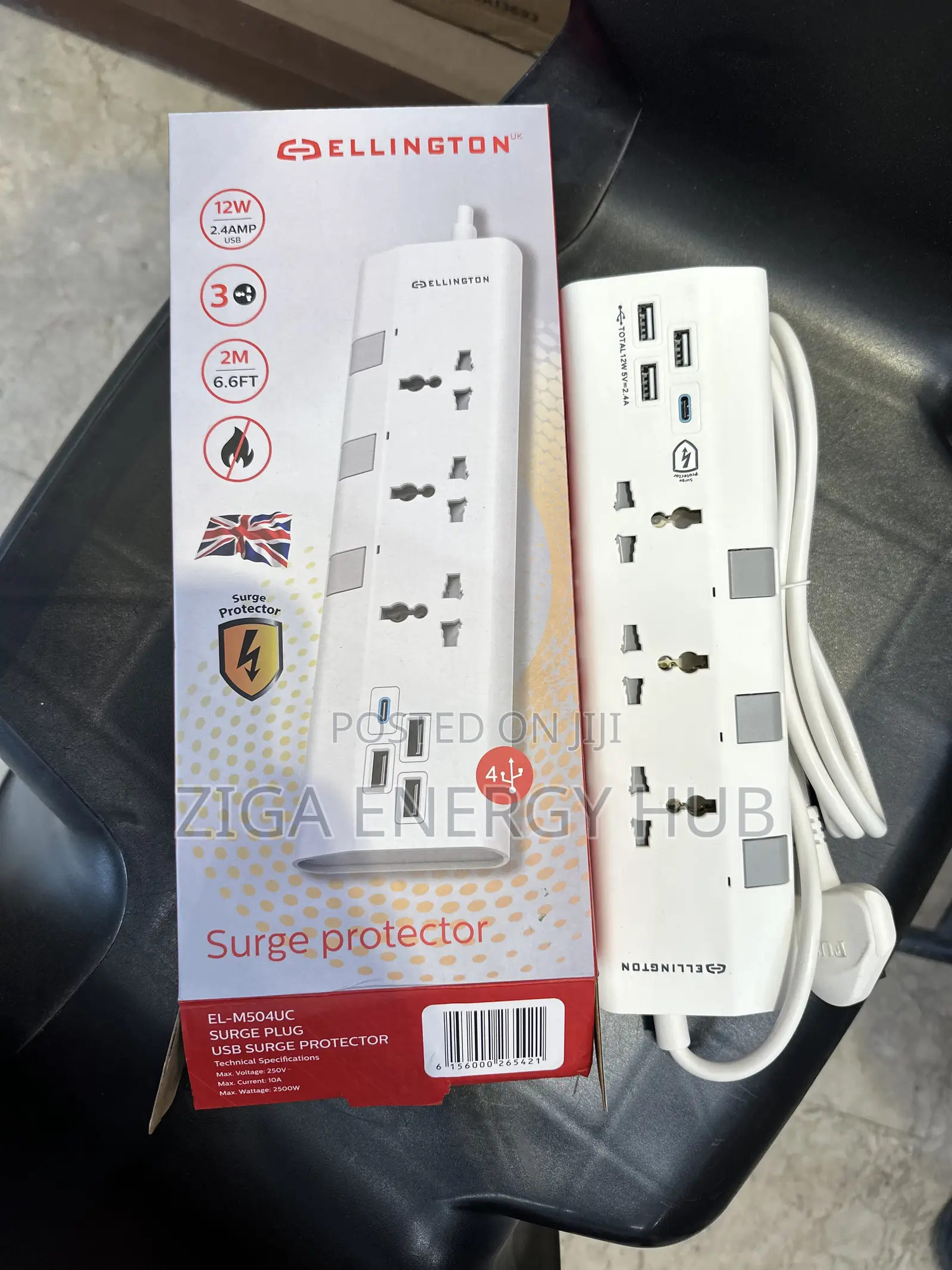 Surg Protector Extension With 3 Point Usb/3 13am Socket Point