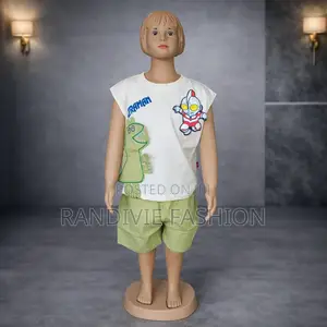 Dinosaur Kid Set [Cream/Green]