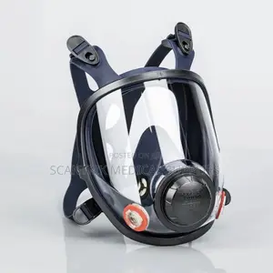 Anti-Fog Full Face Respirator With Organic Vapour Cartridge