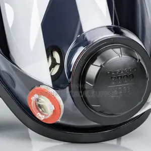 Industrial Safety Full Face Mask With Dual Vapour Cartridges