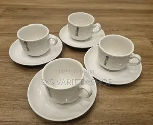 4 Set of Palmer Teacup/Coffe Cups With Saucers