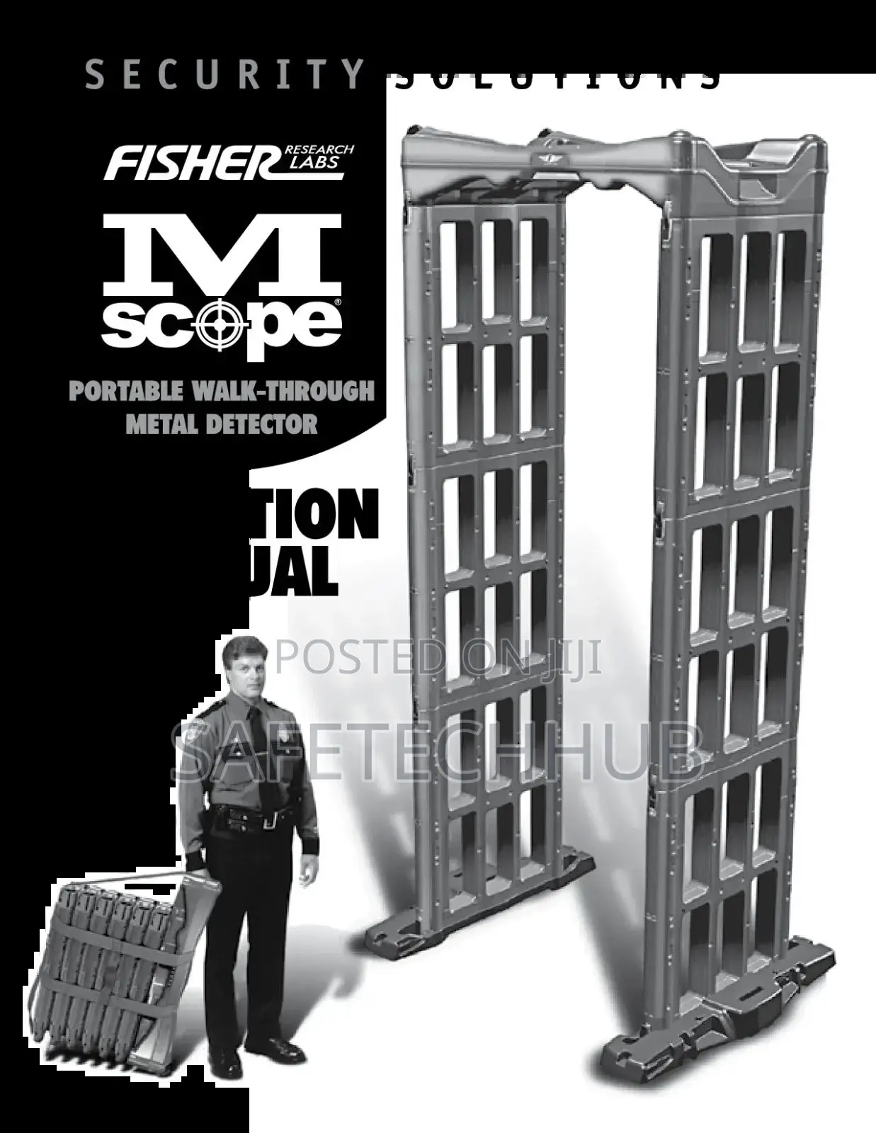 Fisher M-scope Portable Walk-through Security Metal Detector