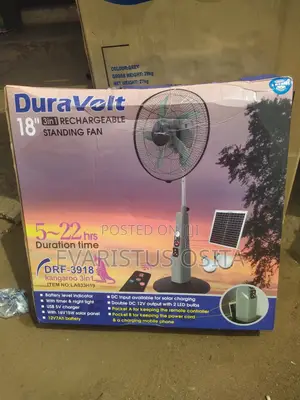 Duravolt Solar Reachagable Fan