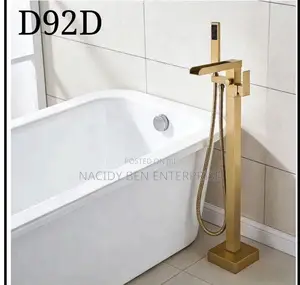 Free Stand Gold Bath Mixer