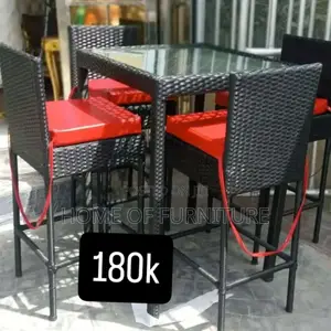 4 Rattan Chairs + Matching Center Table – ₦180,000