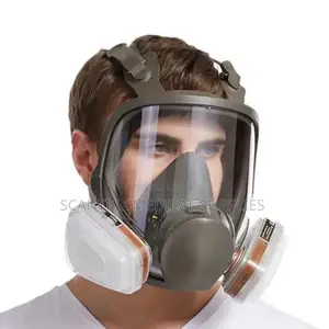 Heavy-Duty Full Face Mask With Dual Vapour Cartridges