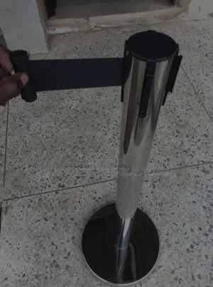Stainless Silver Stanchion Pole/Queue Control Pole