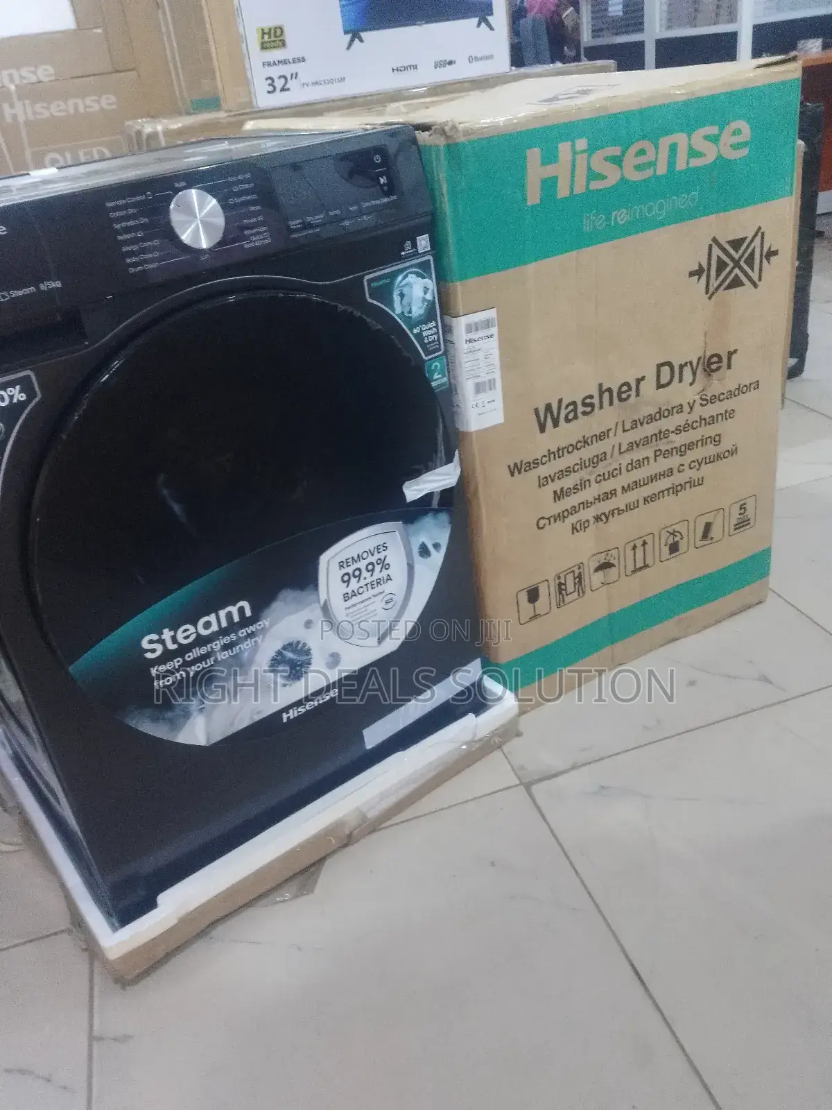 Simplify Your Laundry Routine With the Hisense 8/5 Kg Front Loader