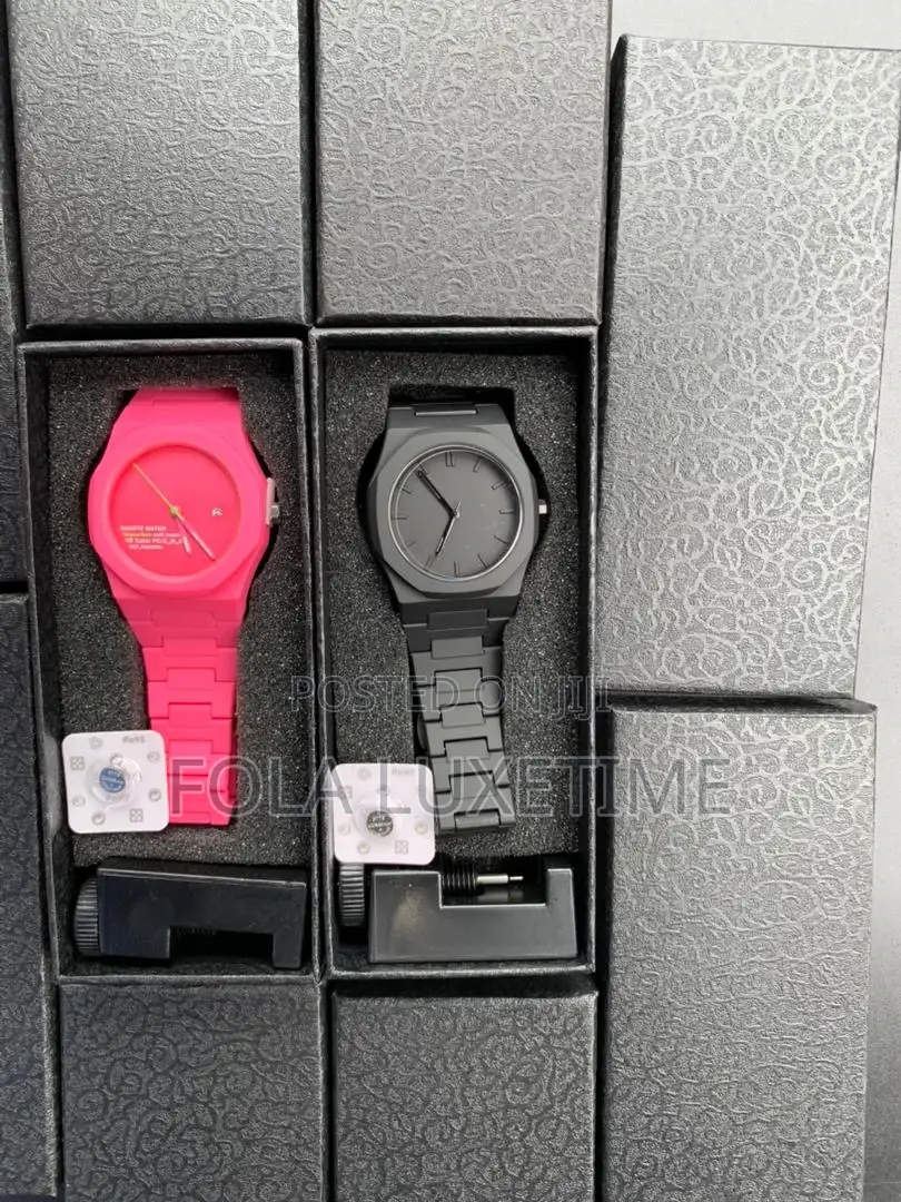 Velenzo Robber Chain Watch With Full Package