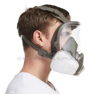 Heavy-Duty Full Face Mask With Organic Vapour Cartridge