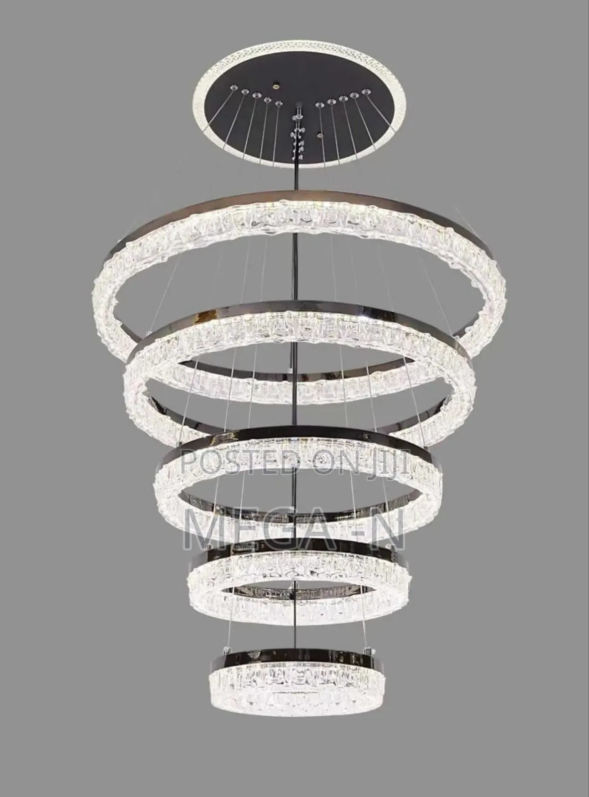Five Crystal Chandelier Light