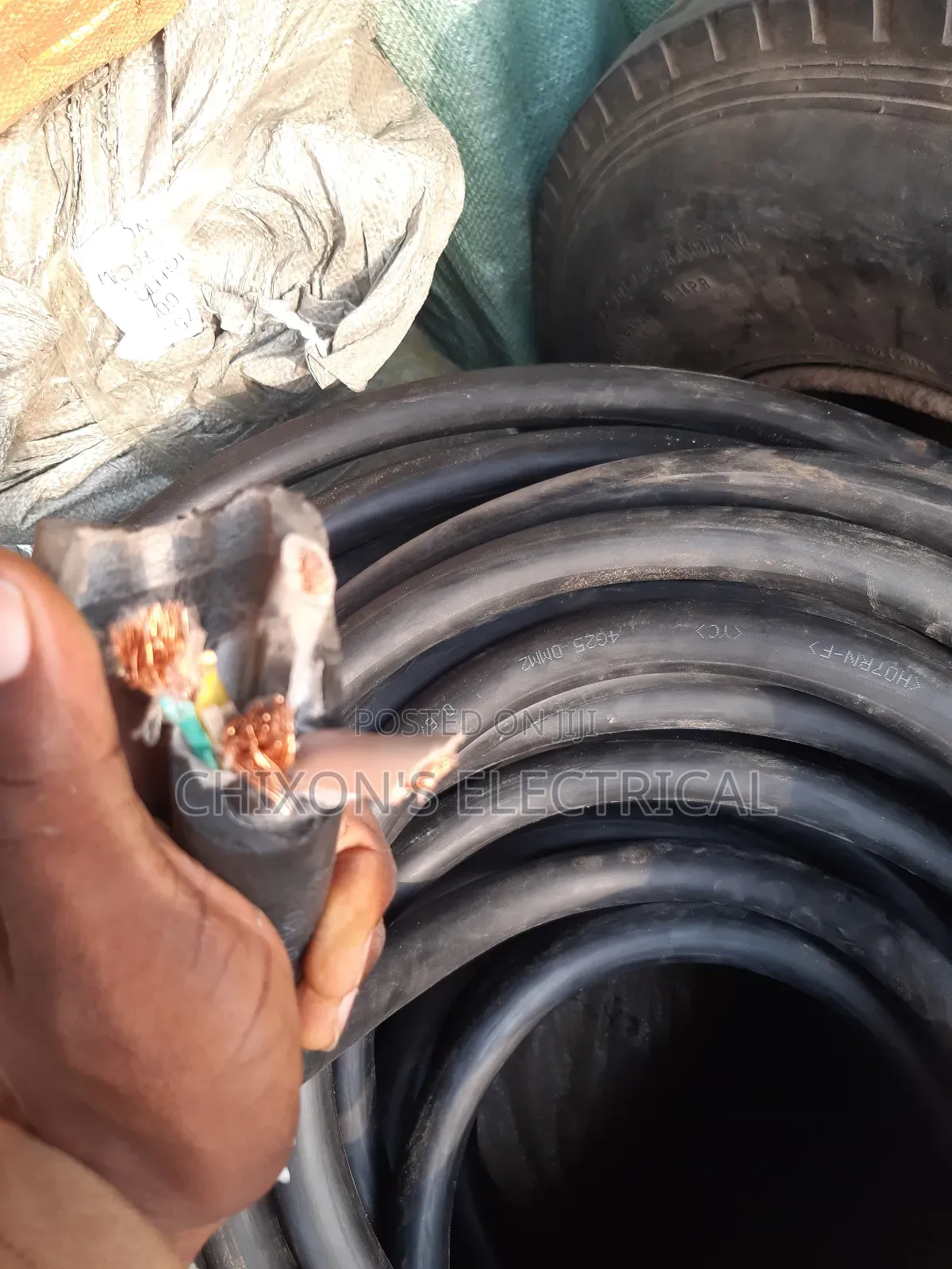 25mmx4core Flexible Cable T.R.S Fire Resistance